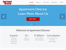 Tablet Screenshot of apartmentdirector.com